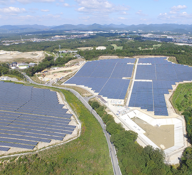 兵庫県三田市太陽光発電所